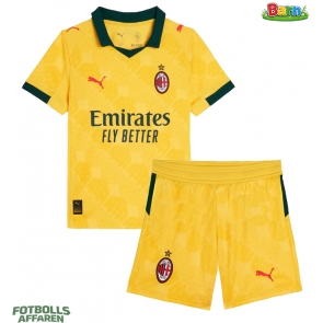 AC Milan Tredjeställ Barn 2025-26 Kortärmad (+ Korta byxor)